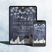 Holzschneeflocken rett Hochzeit Save The Date