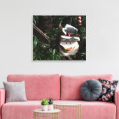 Holzschneefotografie Leinwanddruck (Insitu (Wohnzimmer))