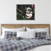 Holzschneefotografie Leinwanddruck (Insitu (Schlafzimmer))