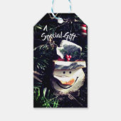 Holzschneegefecht Geschenkanhänger (Vorderseite)