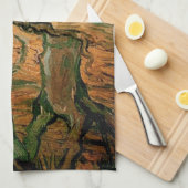 Holzschneider (nach Millet) von Vincent van Gogh Geschirrtuch (Viertel Falte)