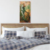 Holzschneider (nach Millet) von Vincent van Gogh Leinwanddruck (Insitu (Schlafzimmer))