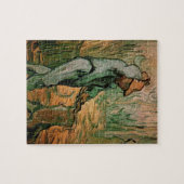 Holzschneider (nach Millet) von Vincent van Gogh Puzzle (Horizontal)