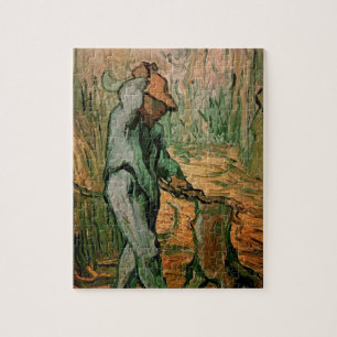 Holzschneider (nach Millet) von Vincent van Gogh Puzzle
