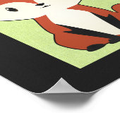 Holzschnitt drucken poster (Ecke)