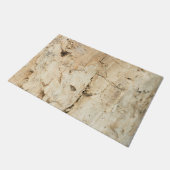 Holzschnitt Fußmatte (Schrägansicht)