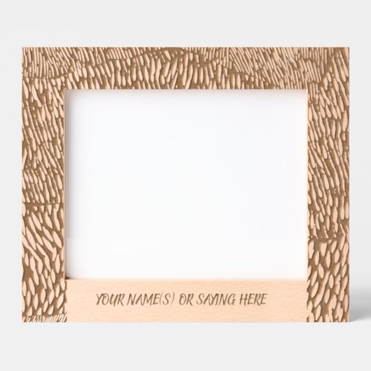 Holzschnitt Geätzte Rahmen (Vorderseite)