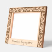 Holzschnitt Geätzte Rahmen (Links)