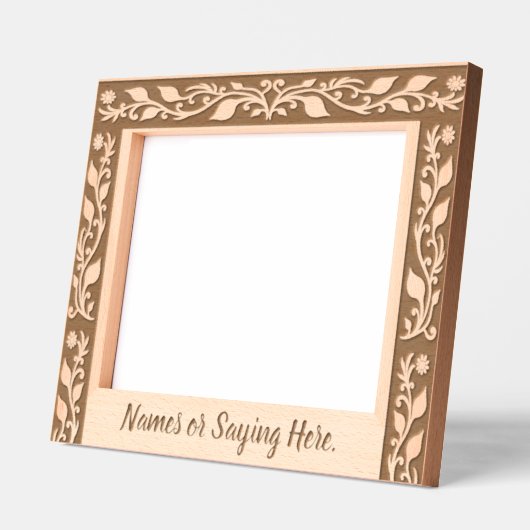 Holzschnitt Geätzte Rahmen (Links)