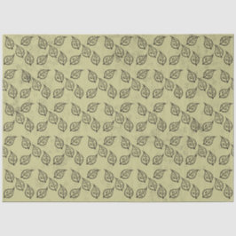 Holzschnitt-Muster auf antiquiert Seidenpapier