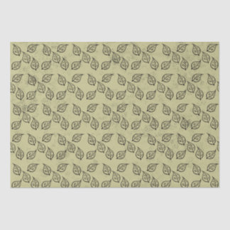 Holzschnitt-Muster auf antiquiert Seidenpapier