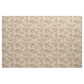 Holzschnitt-Pilzmuster Stoff (Fat Quarter (45,7 x 55,9 cm))