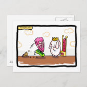 Holzschnitt Postkarte (Vorne/Hinten)