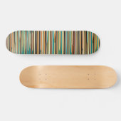 Holzschnitt > Retro-Skateboarddecke Skateboard (Horizontal)