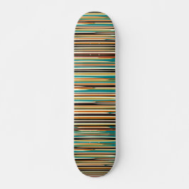 Holzschnitt > Retro-Skateboarddecke Skateboard