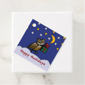 Holzschnitt-Schüssel mit einem Geschenk Schnee in Geschenkanhänger (Beispiel)