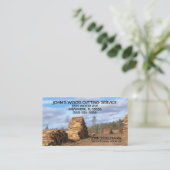 Holzschnitt Visitenkarte (Stehend Vorderseite)