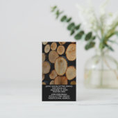 Holzschnitt Visitenkarte (Stehend Vorderseite)