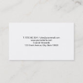 Holzschnitt | Weinstock Visitenkarte (Rückseite)