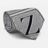 Holzschnitt Woodblock Initiale der Holztype-"Z" Krawatte (Gerollt)