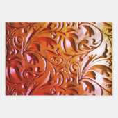 Holzschnitzel aus geschnitztem Holz sieht elegant  Geschenkpapier Set (Vorderseite)