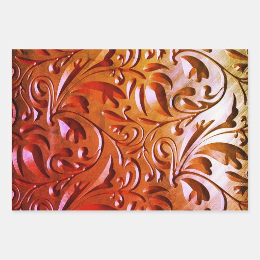 Holzschnitzel aus geschnitztem Holz sieht elegant  Geschenkpapier Set (Vorderseite)