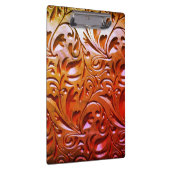 Holzschnitzel aus Schnittholz abstrakt braun ausse Klemmbrett (Rechts)