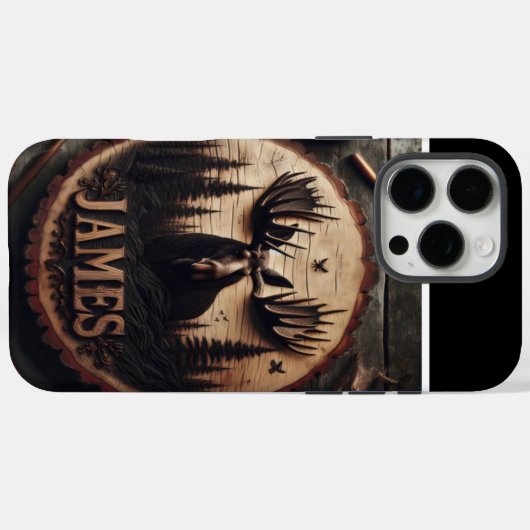 Holzschnitzel Case-Mate iPhone Hülle (Rückseite (Horizontal))