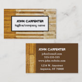 Holzschnitzel für Visitenkarten Visitenkarte (Vorne/Hinten)