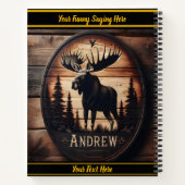 Holzschnitzel in einer Waldszene Notizblock (Rückseite)