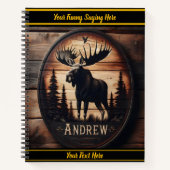 Holzschnitzel in einer Waldszene Notizblock (Vorderseite)