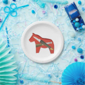 Holzschnitzel Pappteller (Party)