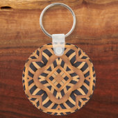 Holzschnitzel Schlüsselanhänger (Vorderseite)