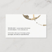 Holzschnitzel Weinstein Visitenkarte (Rückseite)