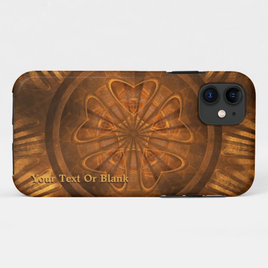 Holzschnitzen Case-Mate iPhone Hülle (Rückseite (Horizontal))