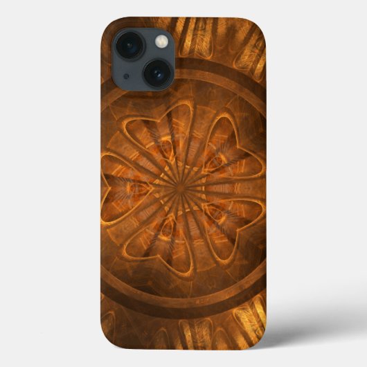 Holzschnitzen Case-Mate iPhone Hülle (Rückseite)