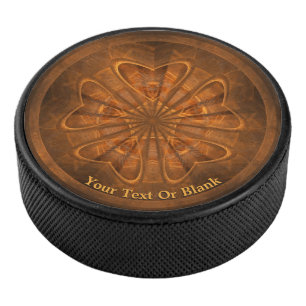Holzschnitzen Eishockey Puck