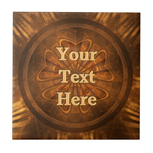 Holzschnitzen Fliese (Vorderseite)