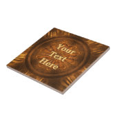 Holzschnitzen Fliese (Seite)