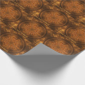 Holzschnitzen Geschenkpapier (Ecke)