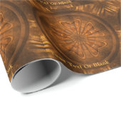 Holzschnitzen Geschenkpapier (Rolleneckpunkt)