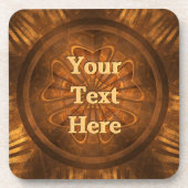 Holzschnitzen Getränkeuntersetzer (Vorderseite)