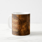 Holzschnitzen Kaffeetasse (Vorderseite Links)
