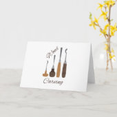 Holzschnitzen Karte (Gelbe Blume)