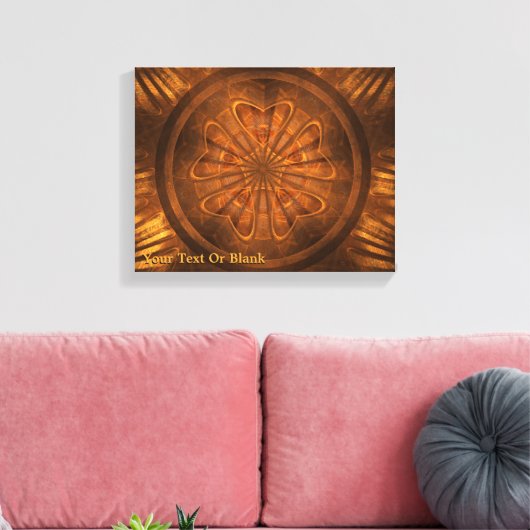 Holzschnitzen Leinwanddruck (Insitu (Wohnzimmer))