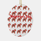 Holzschnitzer Dala Horse Ornament (Rechts)