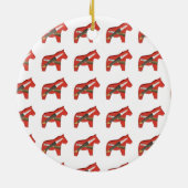 Holzschnitzer Dala Horse Ornament (Hinten)