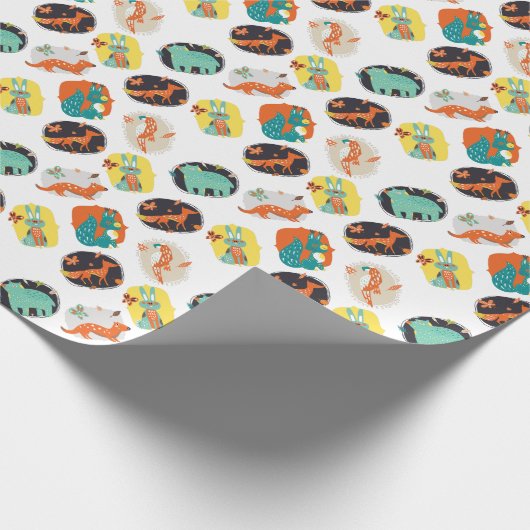 Holzschnitzer Geschenkpapier (Ecke)