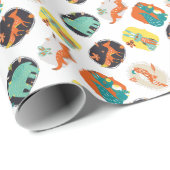 Holzschnitzer Geschenkpapier (Rolleneckpunkt)