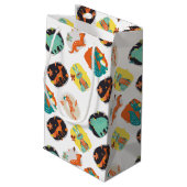 Holzschnitzer Kleine Geschenktüte (Rückseite Schrägansicht)